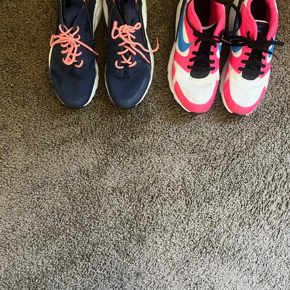 Kids Athletic Shoes - Pink and Blue